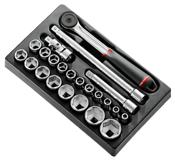  Module douilles 1/2" 6 pans métriques MOD.S161-36 