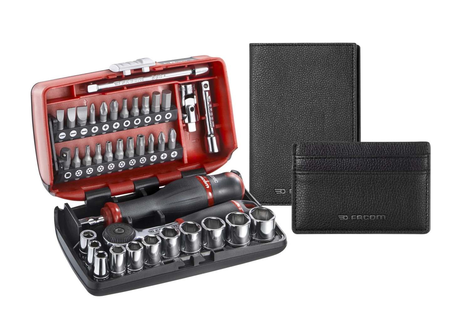 Coffret de douilles à cliquet 1/4" 38 pièces R2NANO24H Facom