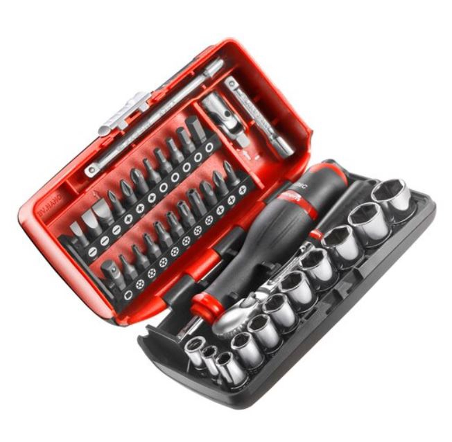 Coffret douilles tournevis 1/2' 6 pans - 5-19 mm Facom