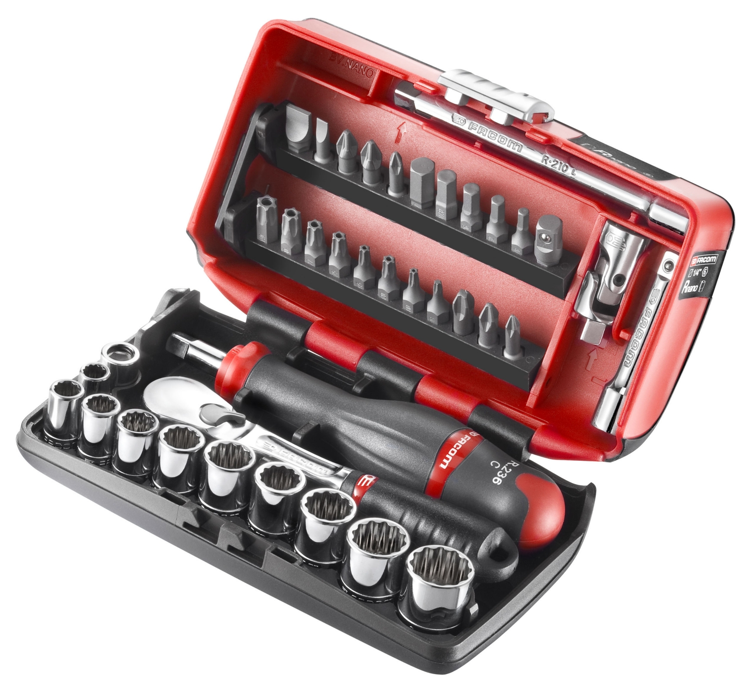  Coffret douilles 1/4" 12 pans en pouces 7/32 - 9/16" RL.NANO-U2 