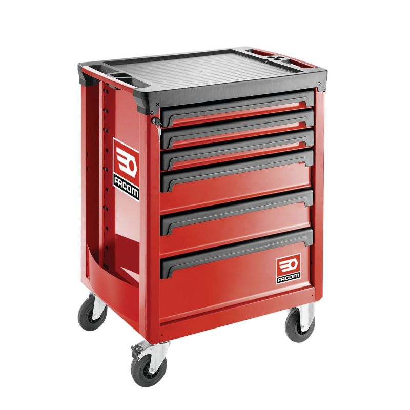  Servante ROLL 6 tiroirs - Coloris rouge ROLL.6M3APF 