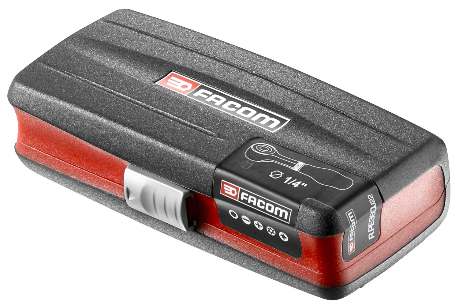 Coffret d'embouts avec cliquet 1/4" R.PE360J22PB Facom