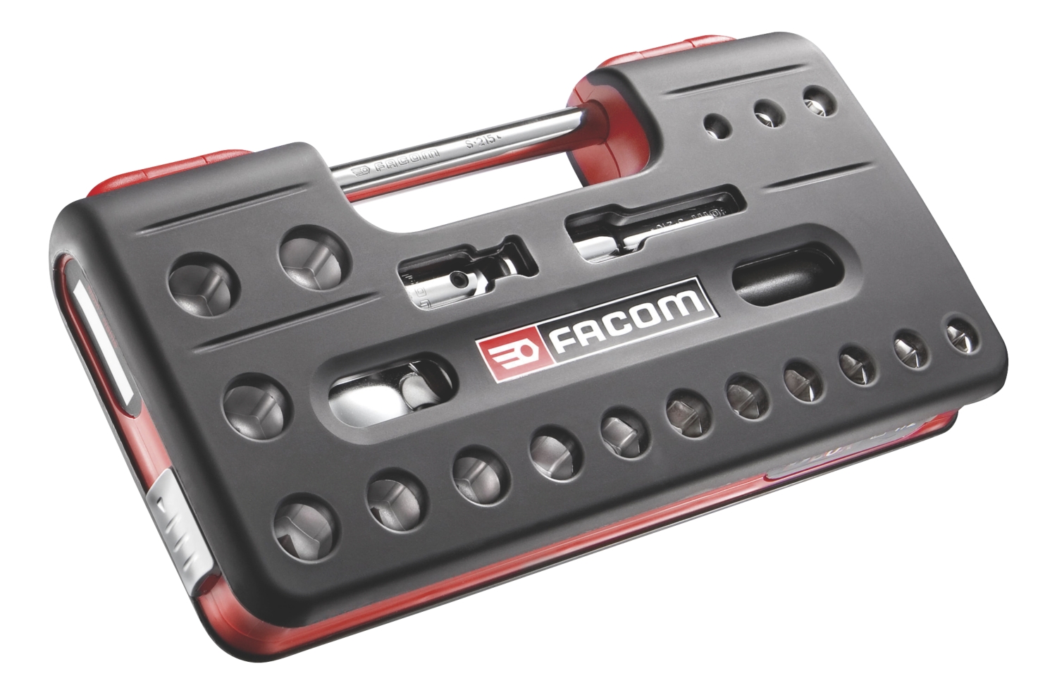 Coffret cliquet extensible 1/2” Detection Box métrique - 6 pans - 8 - 30 mm SXL.DBOX1PB Facom