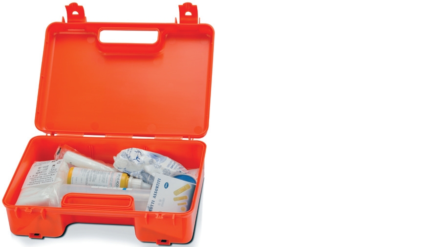 Armoire en plastique de premiers secours avec support Facom