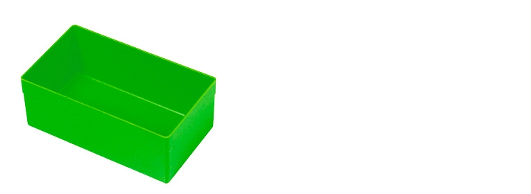  Bac en plastique L. 74 x H. 51 x P. 128 vert U50030011Q 