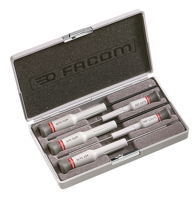  Coffret de 5 tournevis ''Micro-Tech'' AEF.J5 