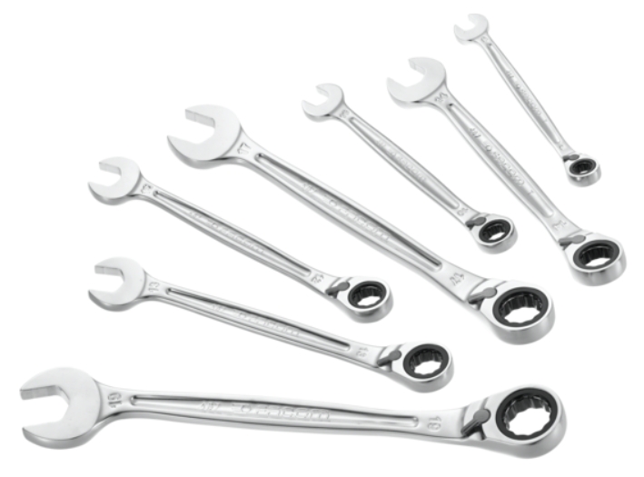  Jeu de 7 clés mixtes à cliquet métriques 8 à 19 mm 467B.J7PB 