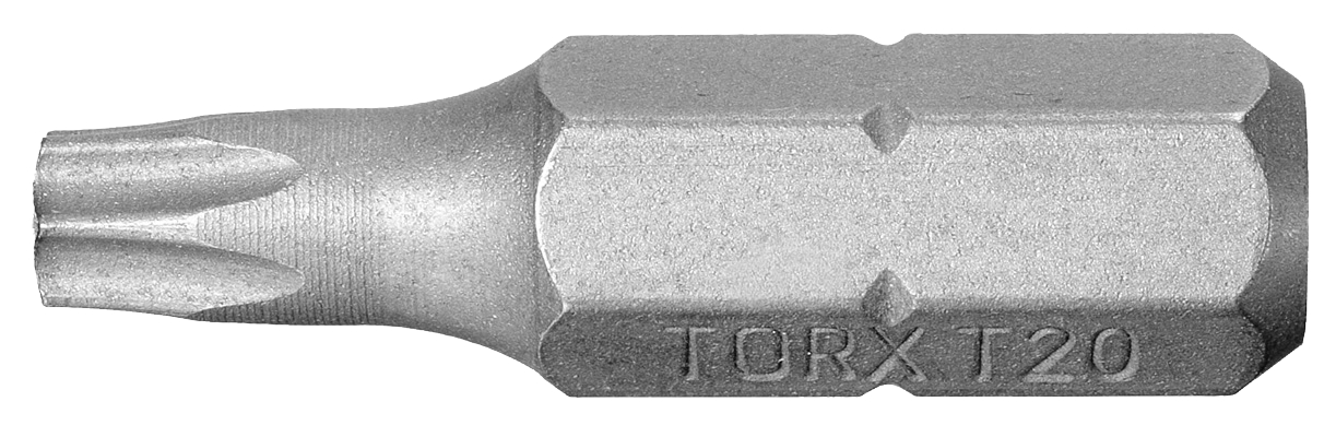  Embouts de vissage Torx 1/4" 25 mm série EX.1 