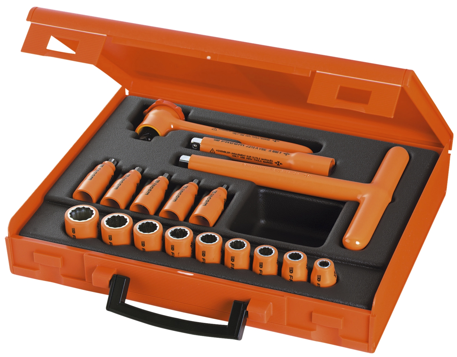 Coffret douille 3/8' - 14 embouts impact - Facom JHX.14A : Outillage à main  FACOM - Promeca