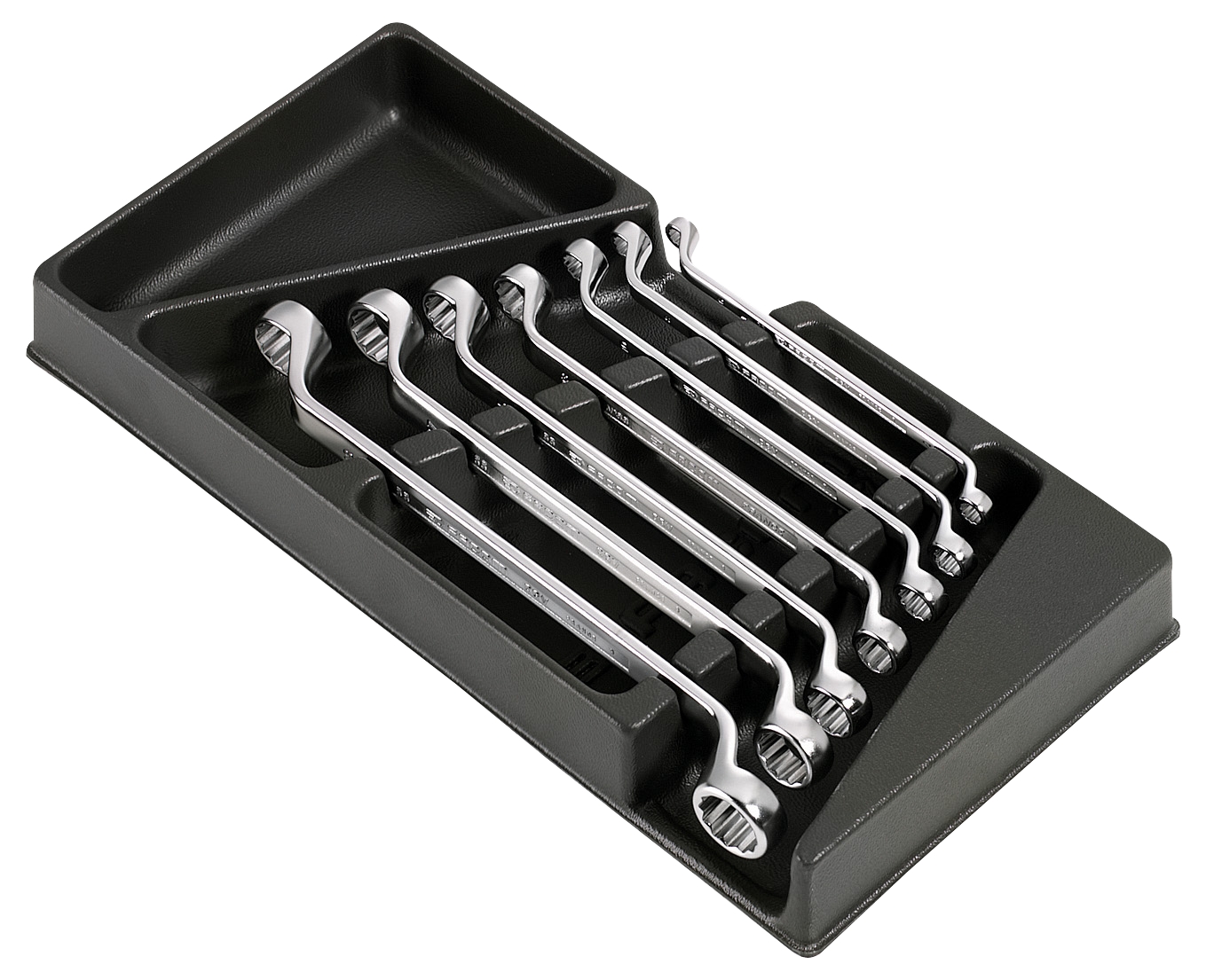 Module de 7 clés polygonales contrecoudées 6 x 7 à 18 x 19 mm MOD.55-1 Facom