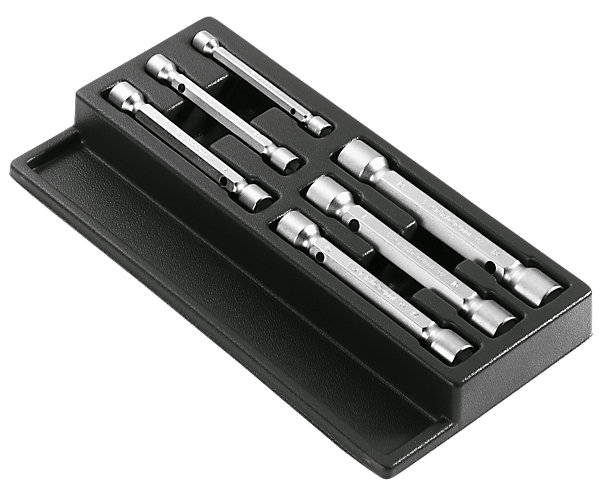 Module de 6 clés à béquilles doubles forgées métriques 8 x 9 à 18 x 19 mm Facom