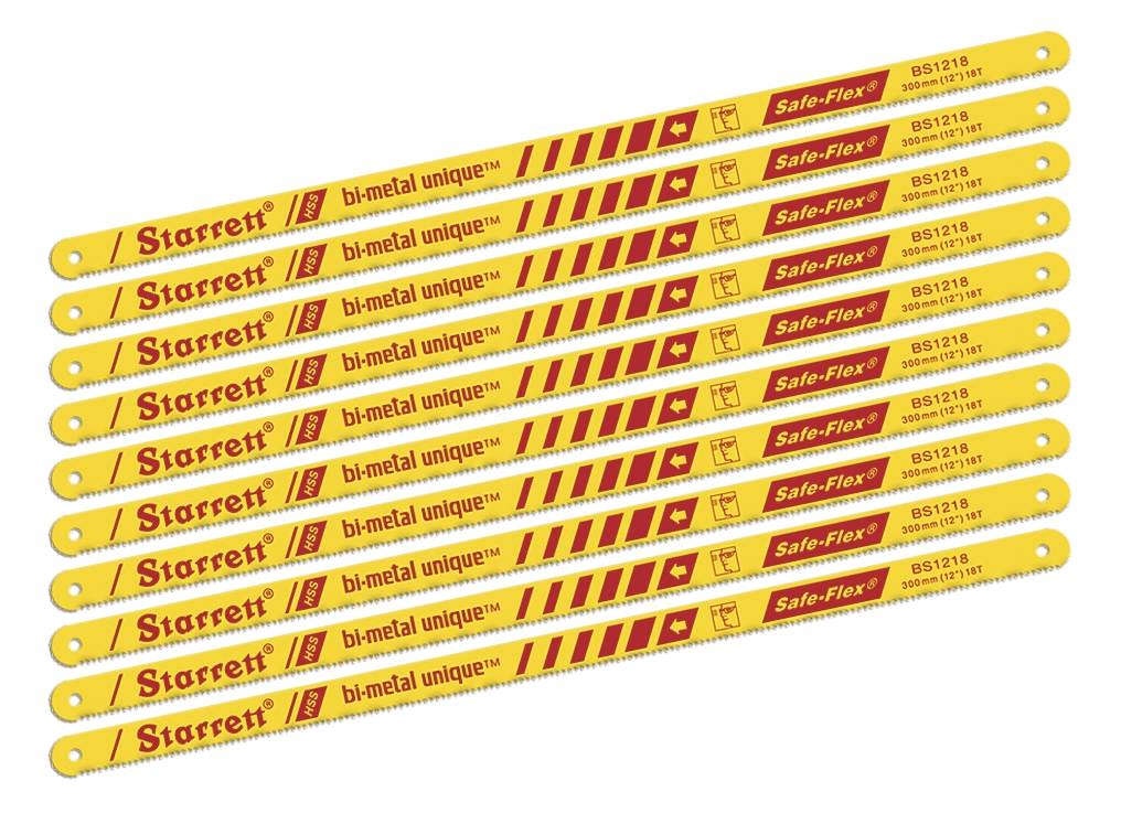 Etui de 10 lames scie à main bimétal 10 dents Starrett