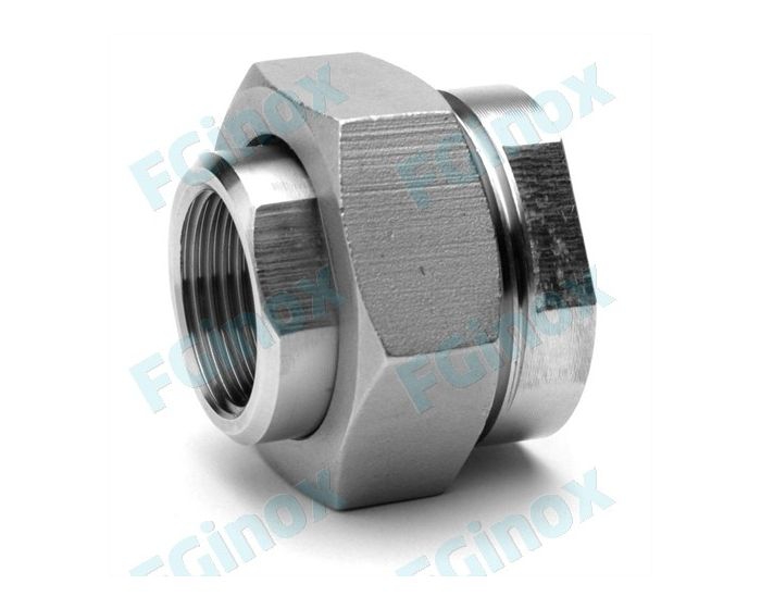 Union femelle femelle BSP inox 316 L FG Inox