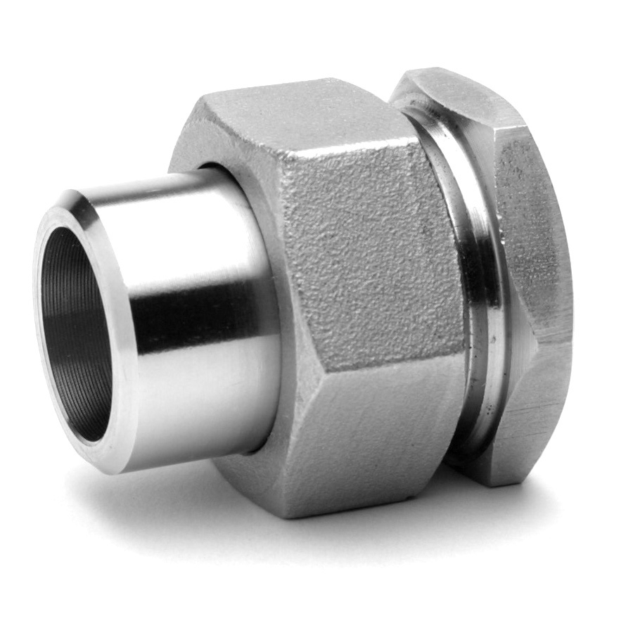 Raccord 3 pièces inox 316 à souder Femelle - Fig 92N