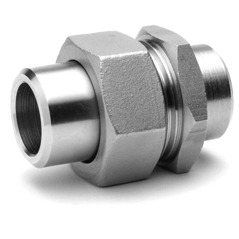 Raccord 3 pièces inox 316 à souder - Fig 92N