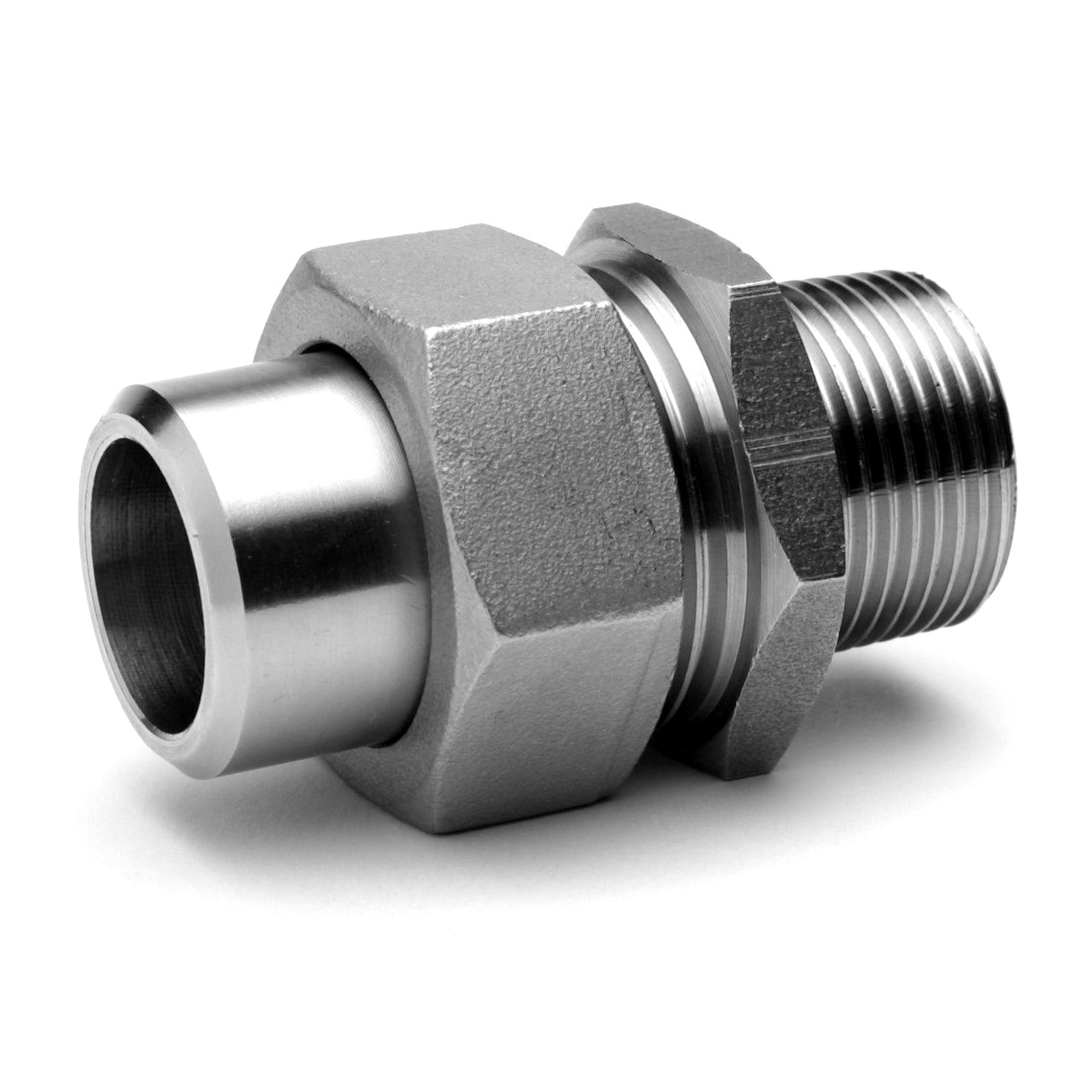 Raccord 3 pièces inox 316 à souder Mâle Raccorderie Metalliche