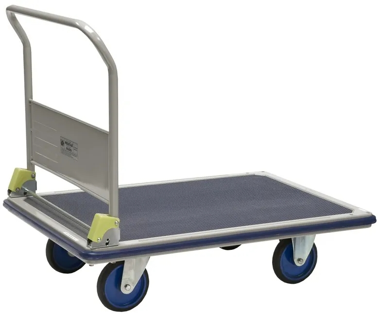 Chariot à dossier repliable Prestaret plateau en tôle antidérapante