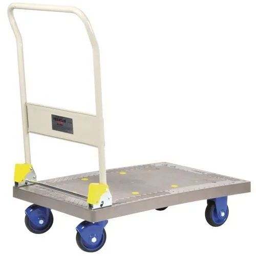 Chariot à dossier repliable Prestar et plateau en polypropylène