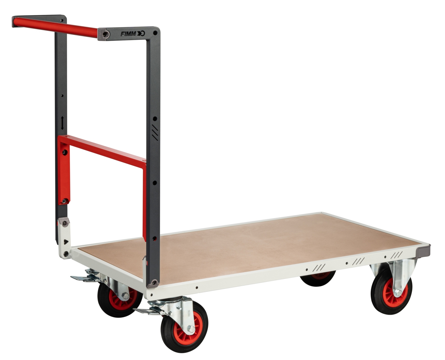 Chariot conception Flat-Pack plateau tôle 1000 x 600 mm Fimm