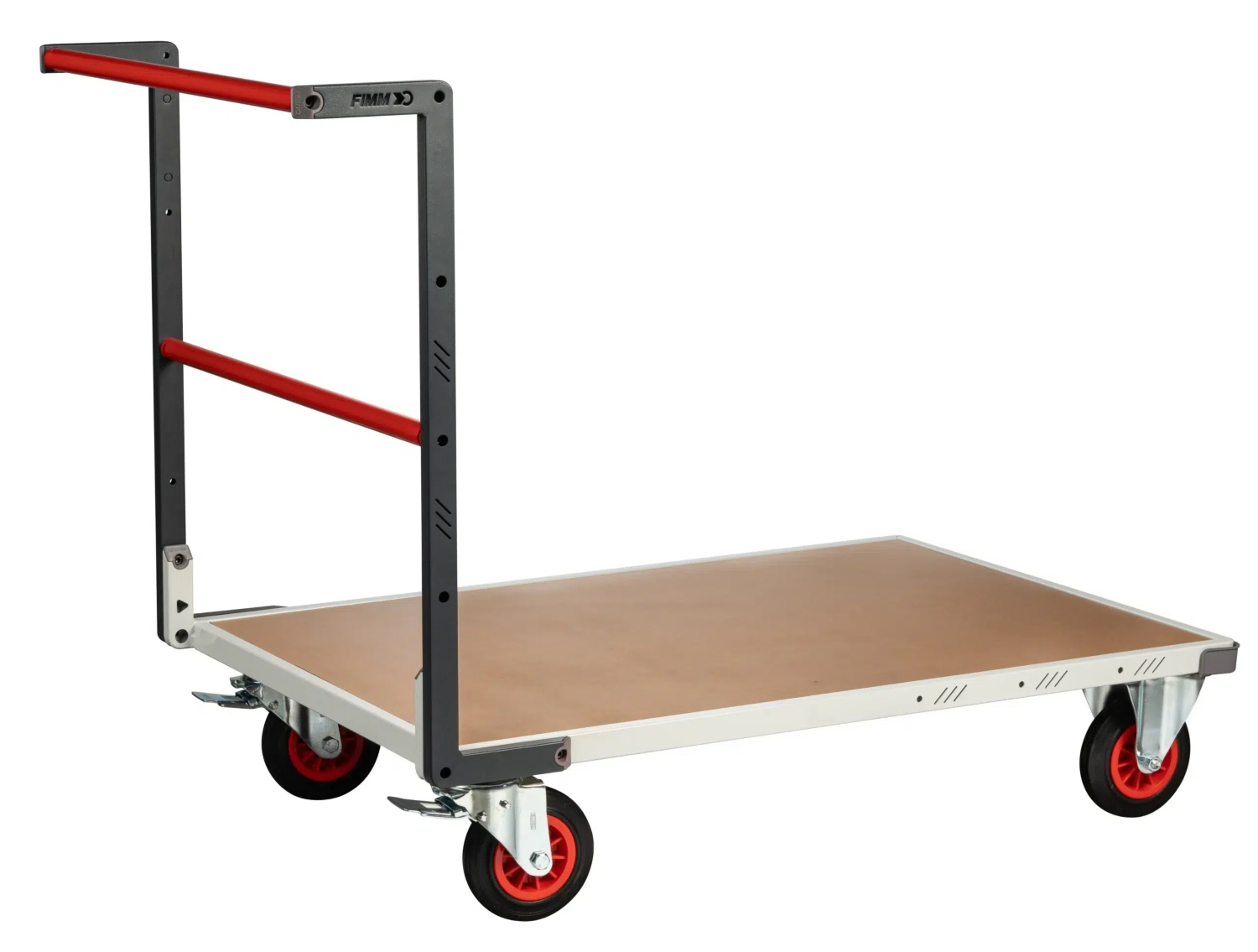 Chariot à dossier fixe et plateau médium