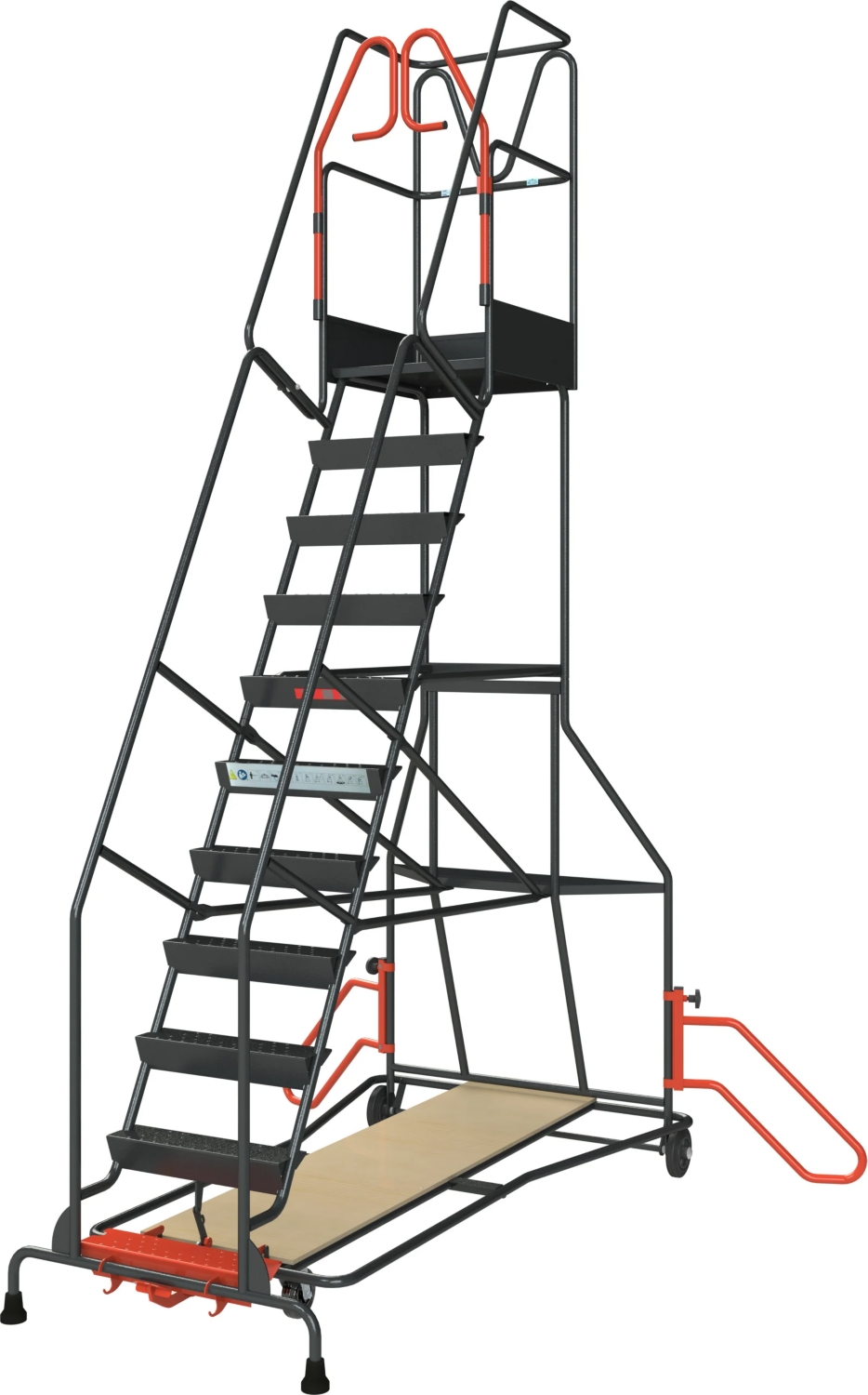 Escabeau à immobilisation automatique