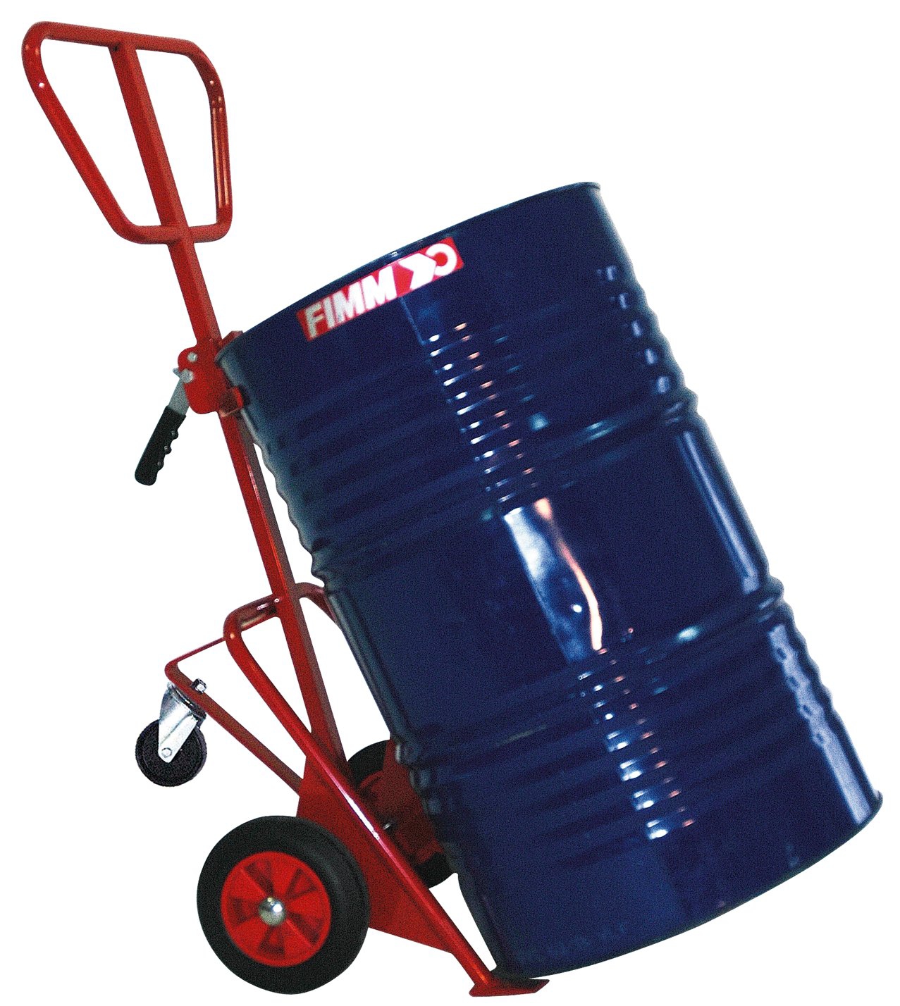 Diable pour fûts plastiques ou métalliques à rebords 220 litres Fimm