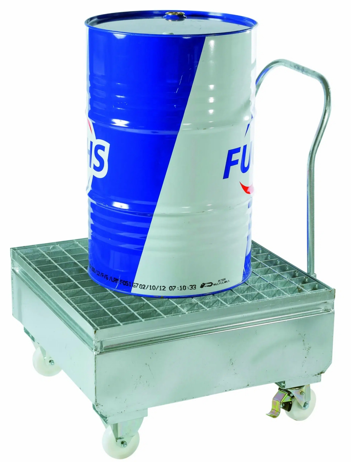 Chariot de rétention en acier galvanisé