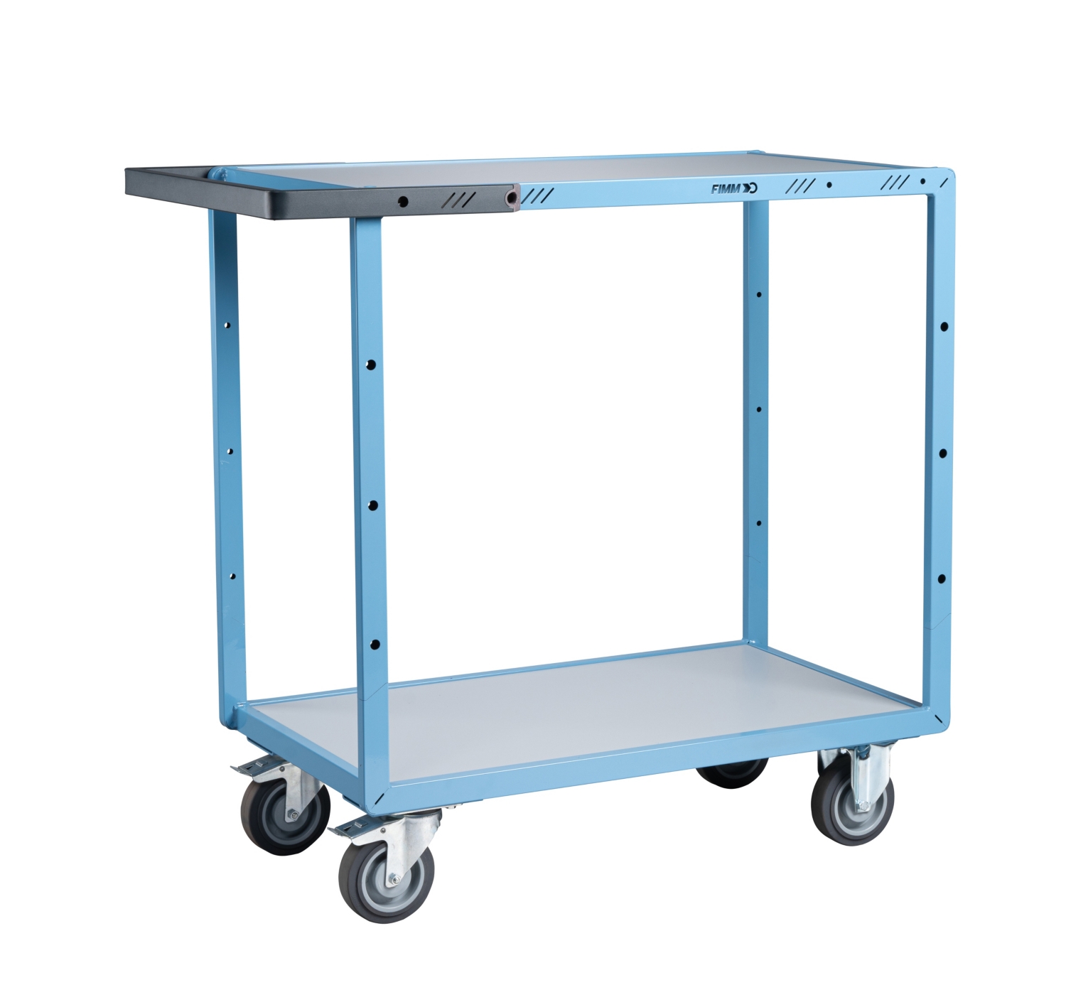 Servante mécano-soudée montée 250 kg roues TPE Fimm