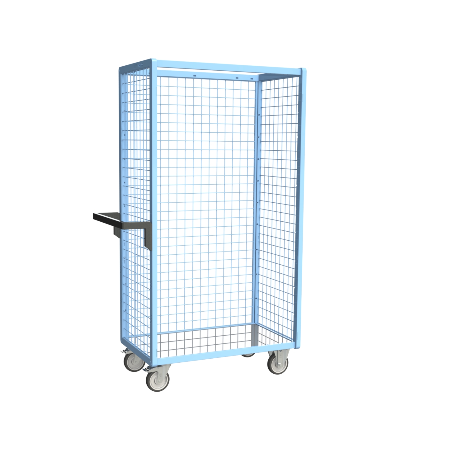 Servante grillagée montée pateau tôle galvanisé 250 kg L 850 x l 500 mm Fimm