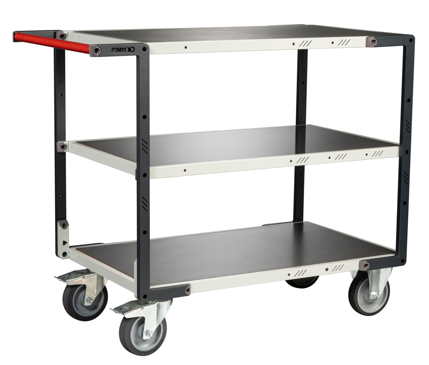 Servante montée 1000 x 600 mm 400 kg roues TPE Fimm