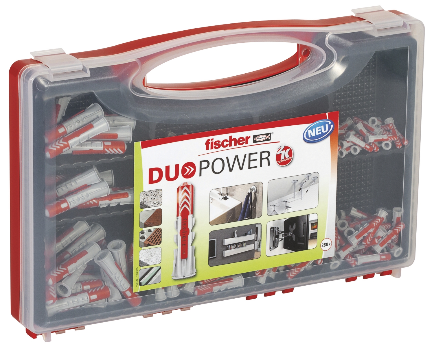 Assortiment de chevilles DuoPower Redbox 5/6/8/10 Fischer