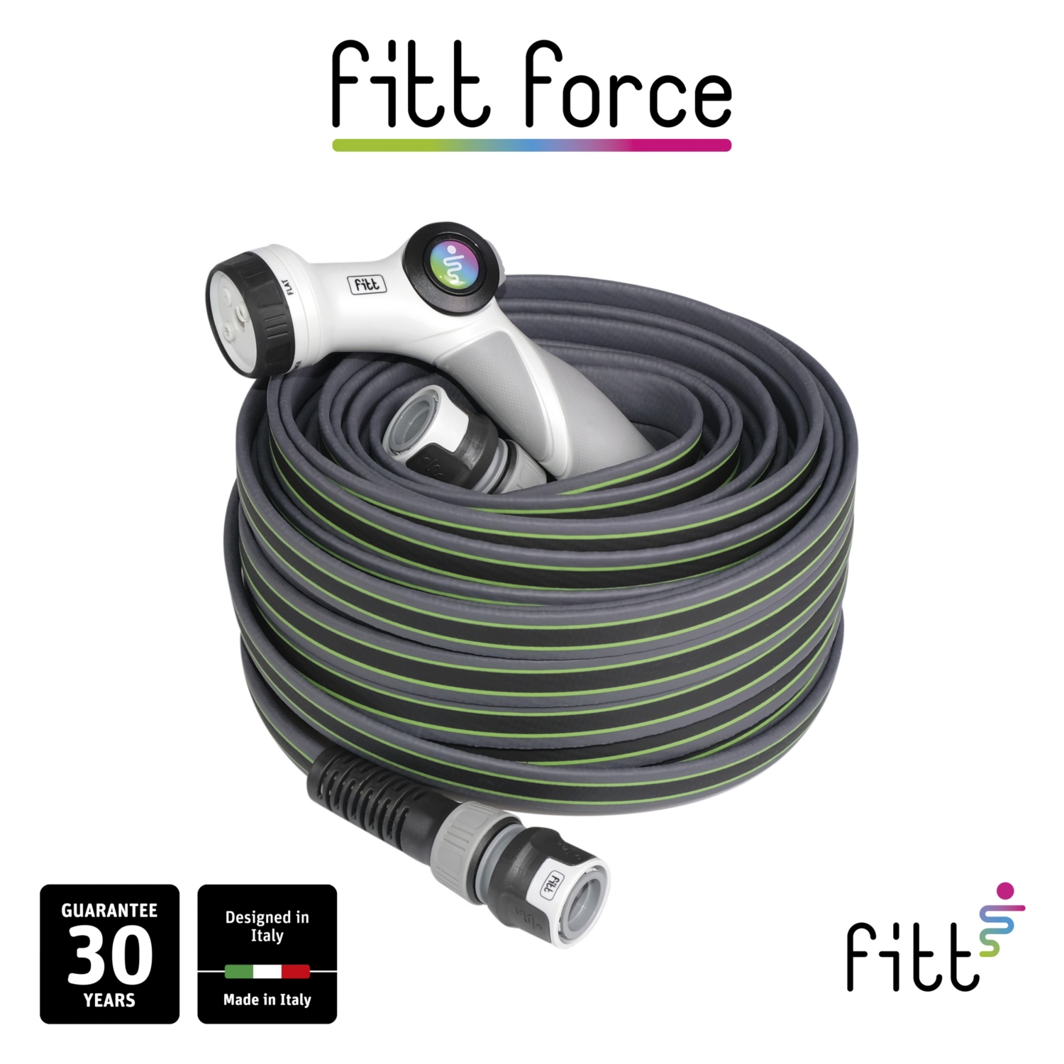 Kit Tuyau Force/Aquastop revêtement technologie a haute tenacite gris Fitt