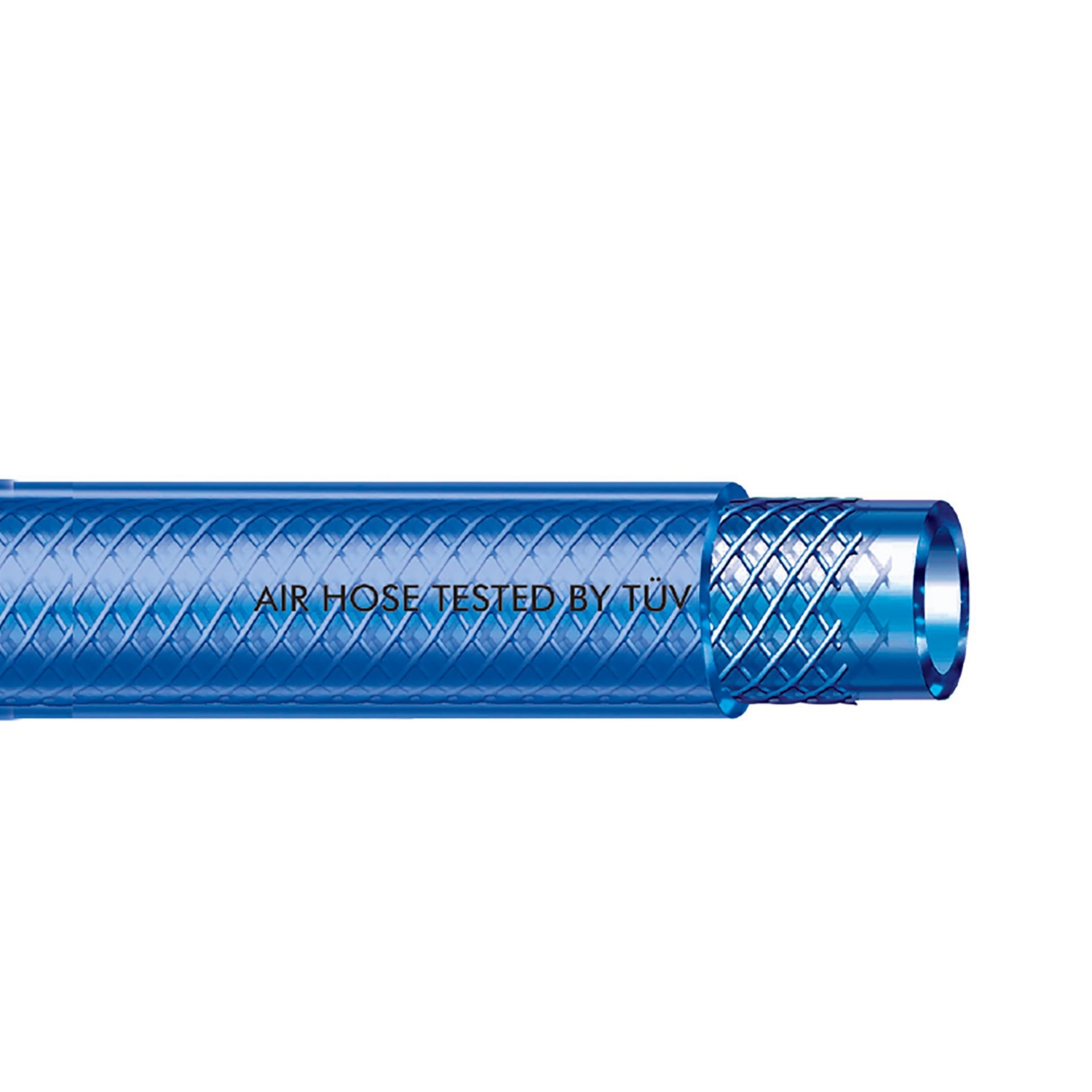 Kit Tuyau Air Hose revêtement PVC bleu Fitt