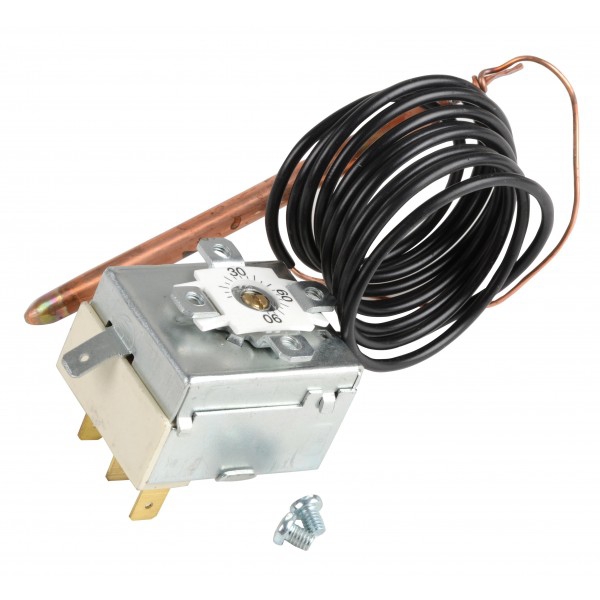 Thermostat 0-90° limiteur sans bouton capillaire 1,50m Atlantic