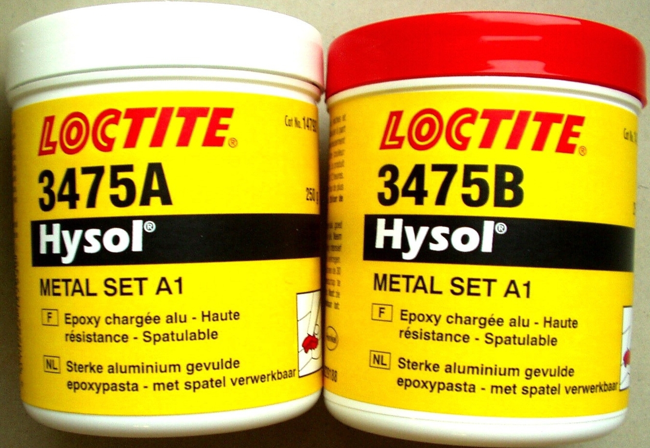 Metallo liquido LOCTITE 3471 A+B acciaio pastoso scatola 2x250g