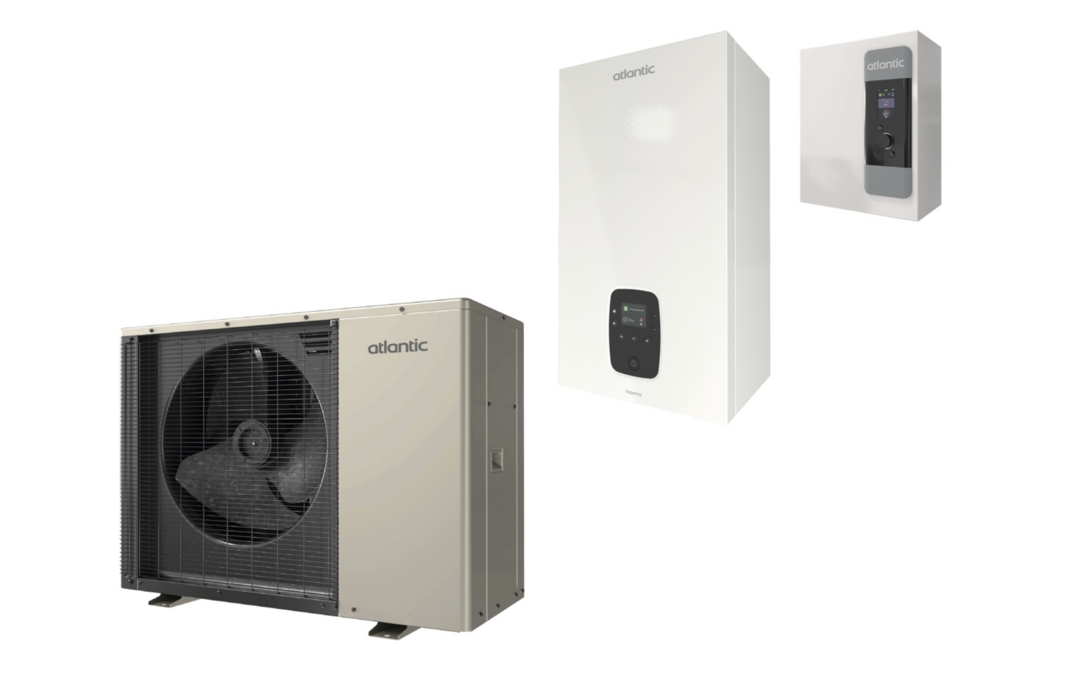 Pompe à chaleur monobloc Hybea Micro - R32 : Avec production ECS Atlantic