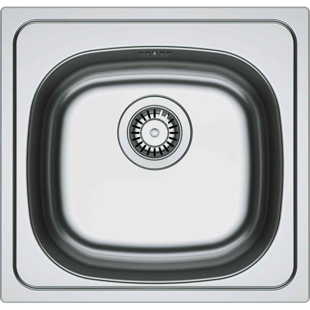 Evier Spark à encastrer - 1 cuve inox lisse avec vidage