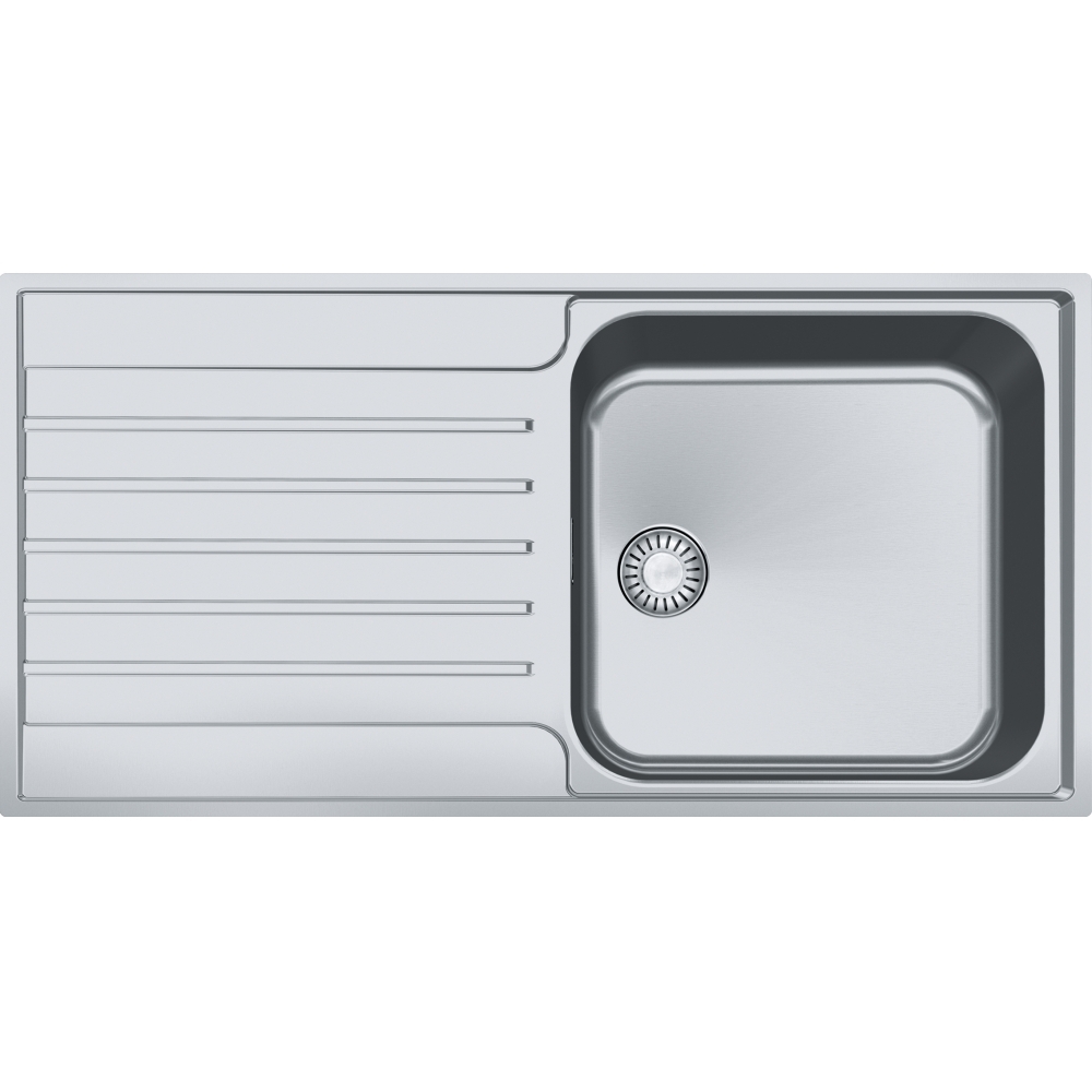 Evier Argos à encastrer sous plan - 1 cuve 1 égouttoir Inox Franke
