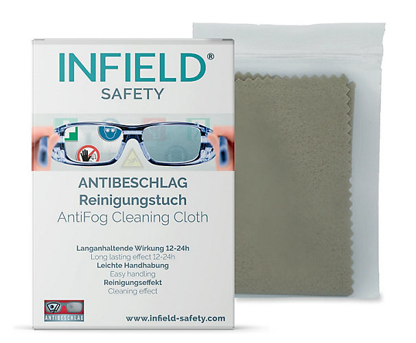 Lingette antibuée pour lunettes Infield Safety