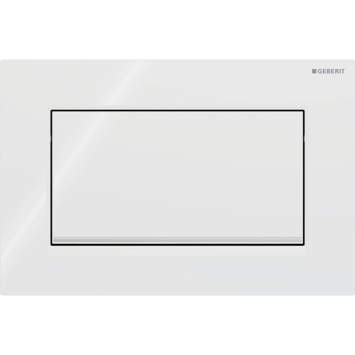 Plaque de déclenchement Sigma 10 pour rinçage interrompable Geberit