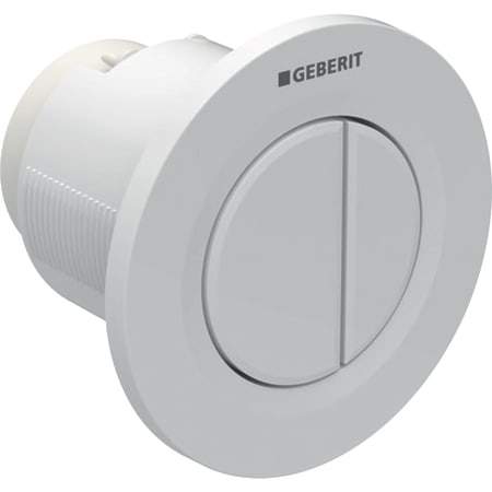 Poussoir pneumatique à encastrer - Double touche 116.042.11.1 Geberit