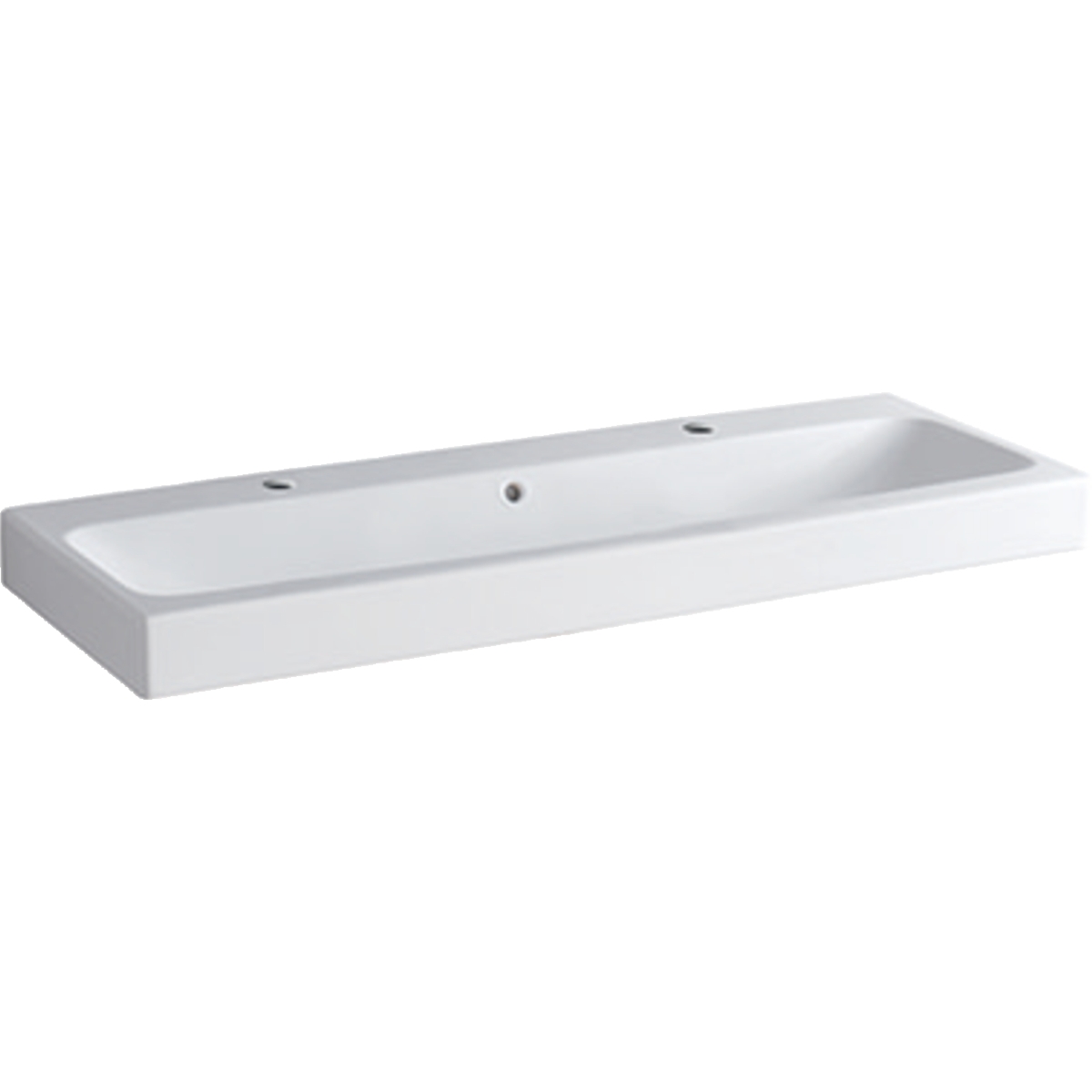 Lavabo Icon trou - 1 vasque percé 2 trous Geberit