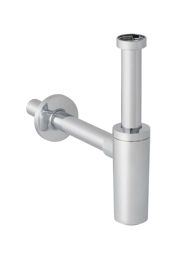 Siphon peu encombrant pour lavabo pour personnes handicapées Goman