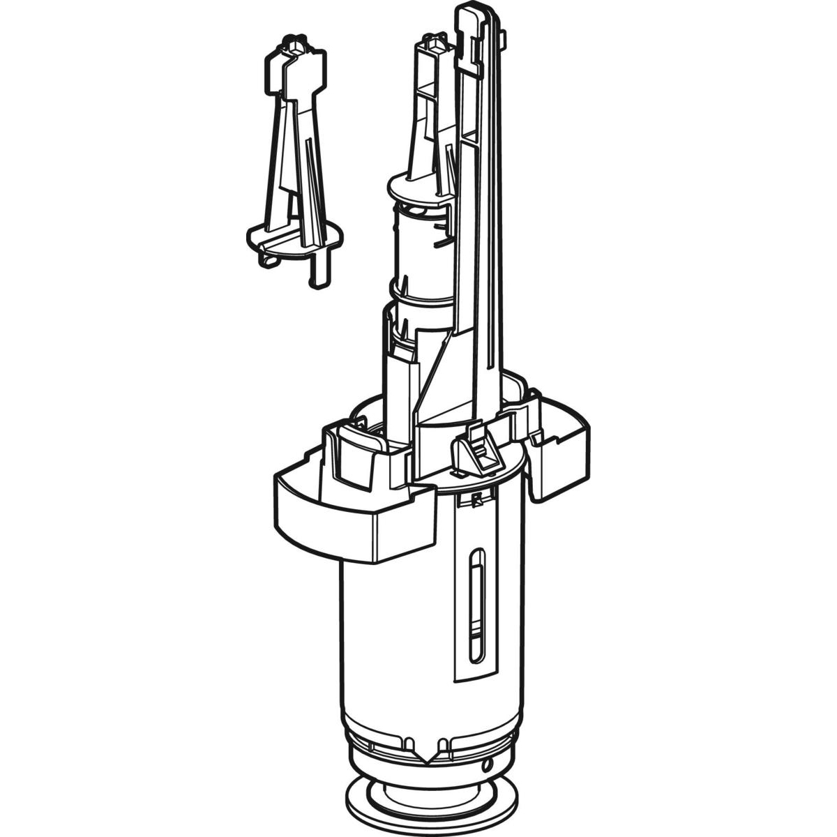 Mécanisme de chasse seul pour réservoir AP128 Geberit