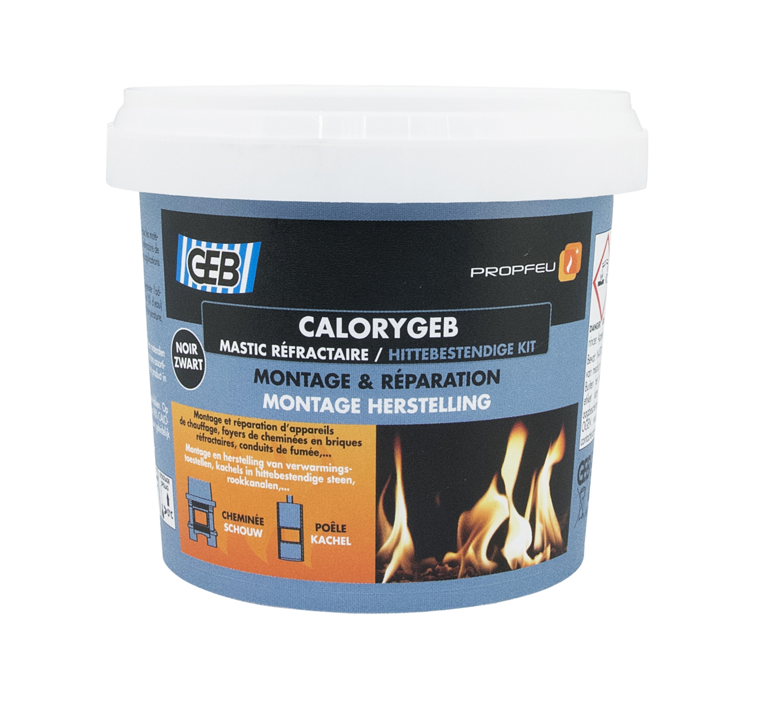 Mastic Réfractaire Calorygeb 5 Kg