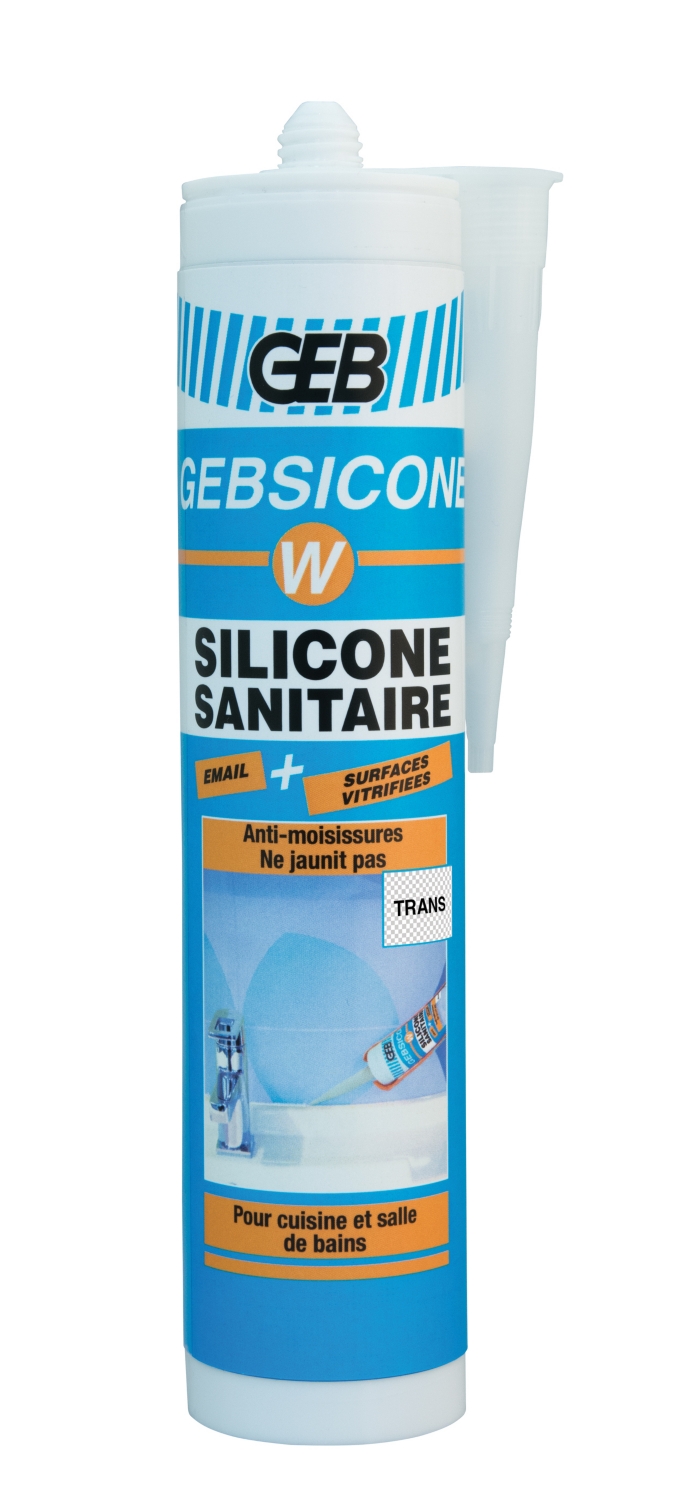 Mastic silicone gebsicone acétique GEB