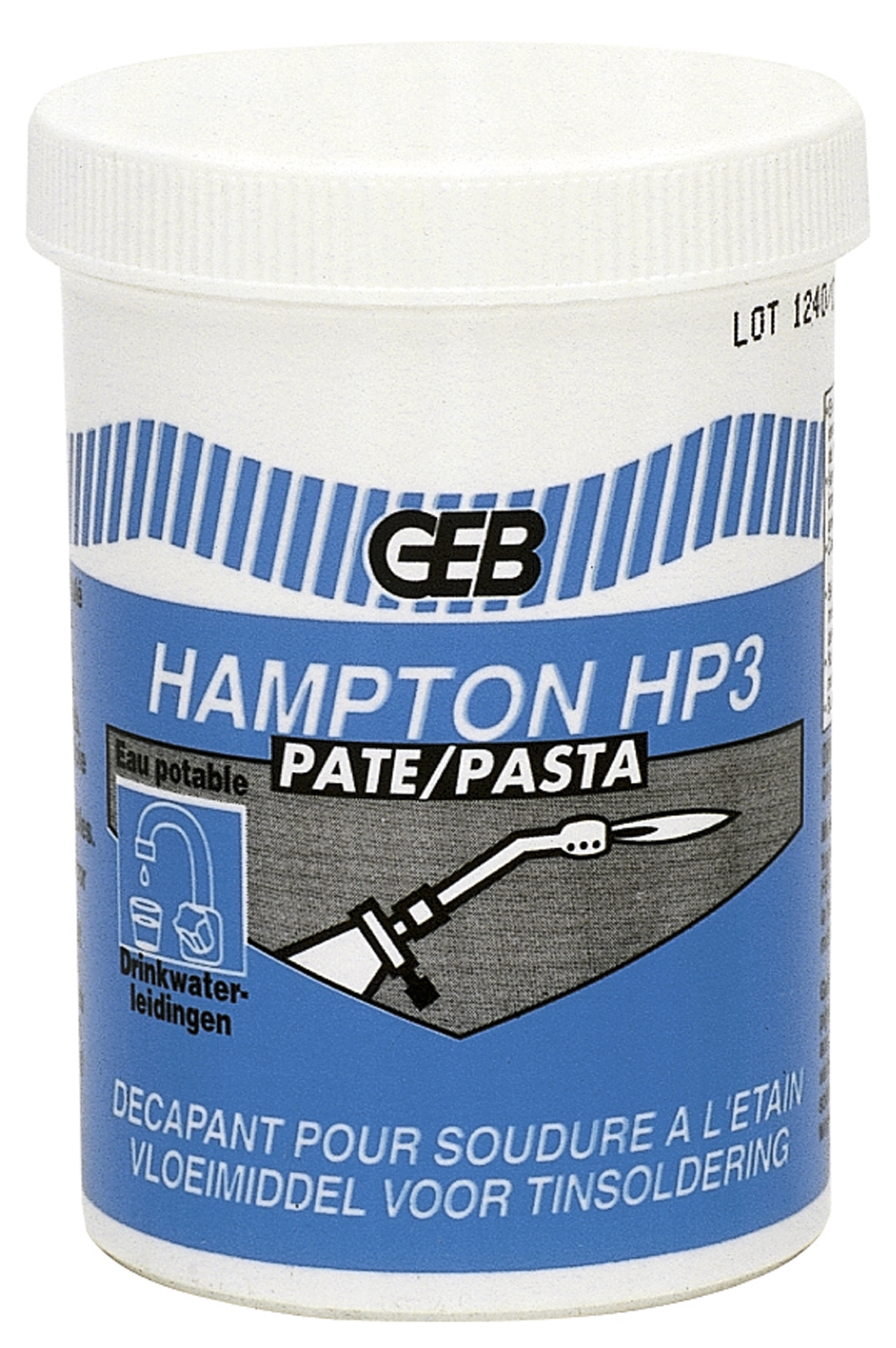 Gel décapant pour soudure à l'étain Hampton HP3 - 150 ml GEB