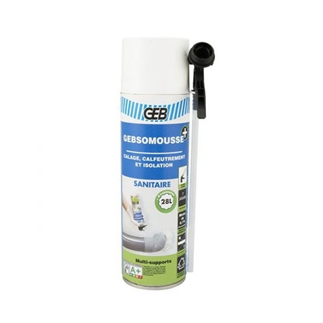 Mousse polyuréthane Gebsomousse - 500ml - Aérosol GEB