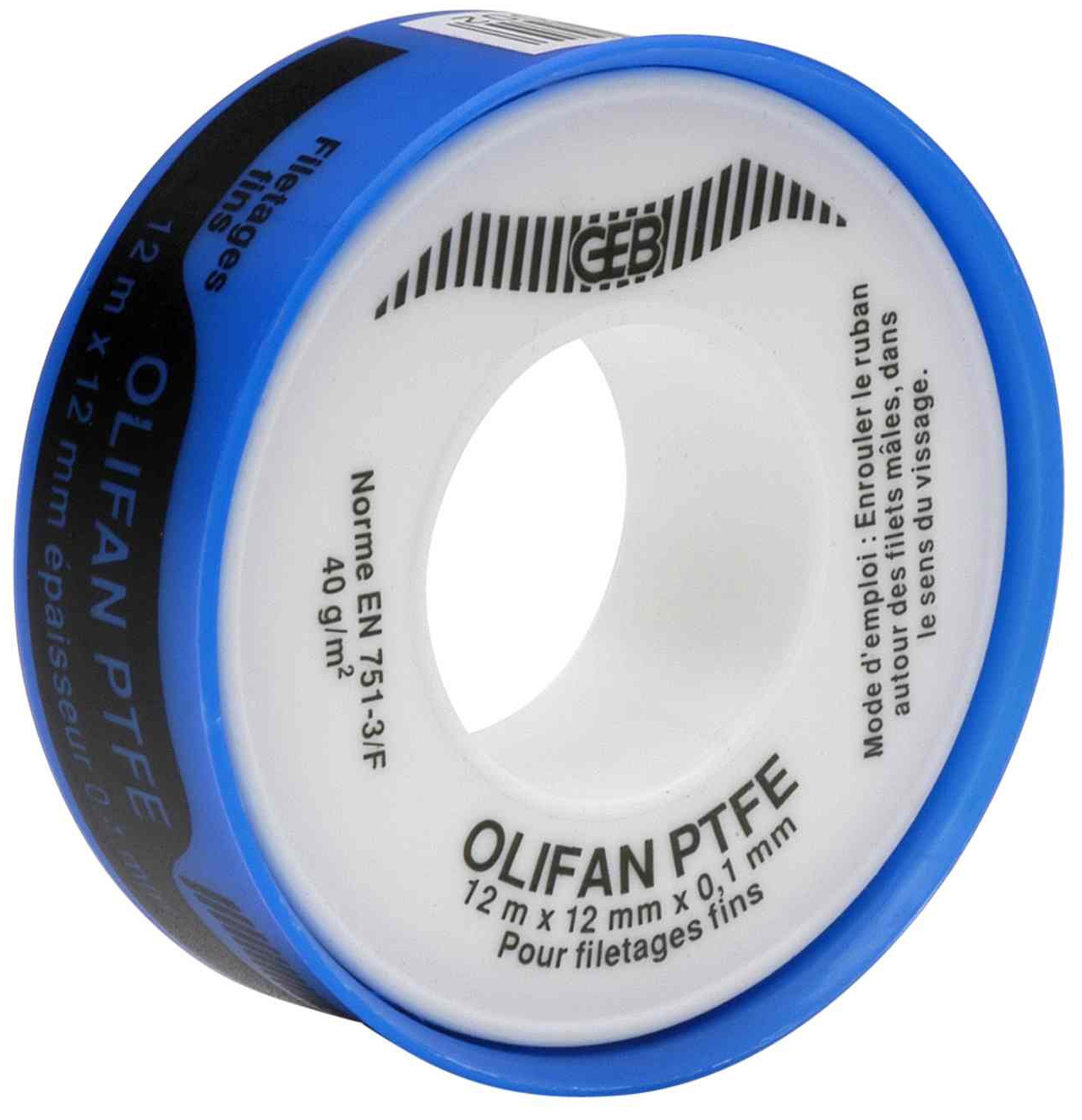  Ruban téflon Olifan 12 mm x 12 m 