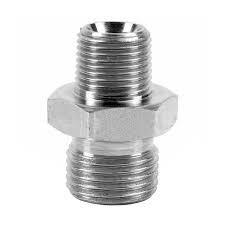 Adaptateur droit mâle BSPP vers mâle NPT acier série 1AB Gem Industrie